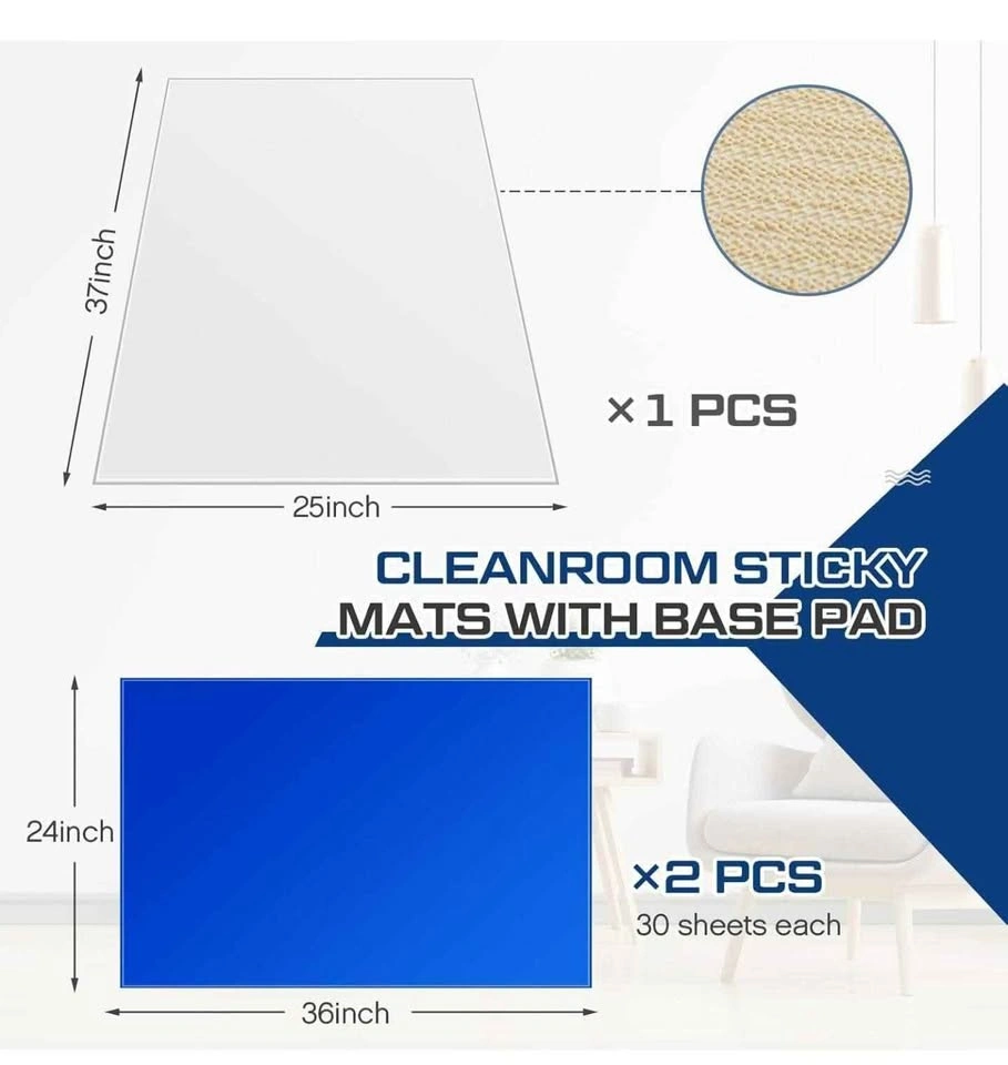 Nuanchu Adhesive Mat Pad with 1 Sticky Base and 2 Tacky Mats - photo 5