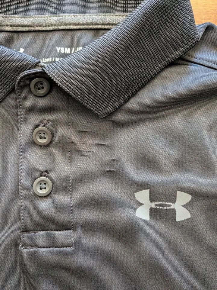 Boys Under Armour Polo - Black - Size Youth Small - photo 2