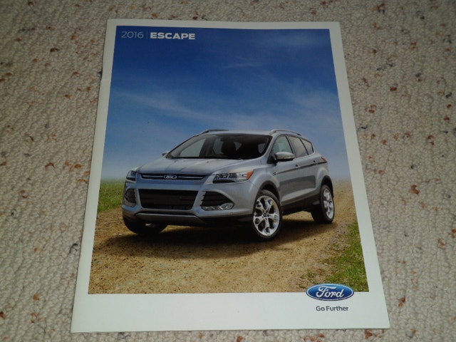 2016 Ford Escape color brochure 26 pages