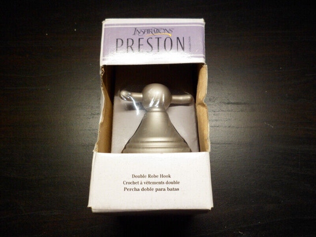 MOEN Inspirations Preston Matte Pewter Double Robe Hook