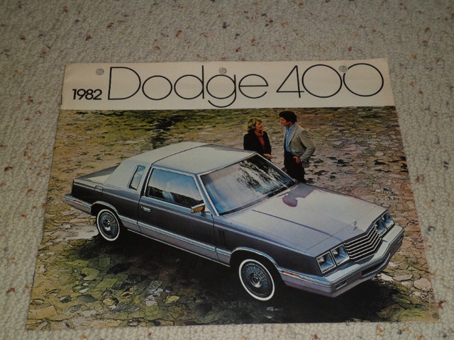 1982 Dodge 400 color brochure 6 pages