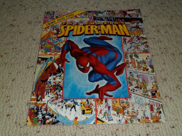 The Amazing Spider-Man Look and Find paperback book