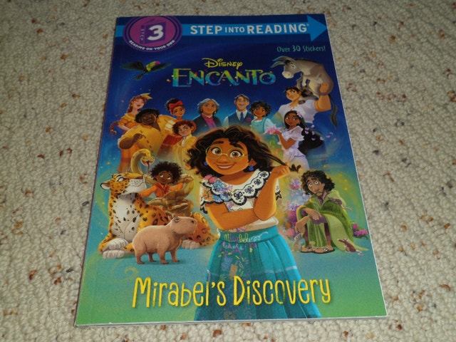 Disney Encanto Mirabel's Discovery paperback book + stickers