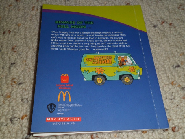 2021 McDonald Happy Meal Scooby-Doo & Werewolf Book + 30 Sticker - photo 2