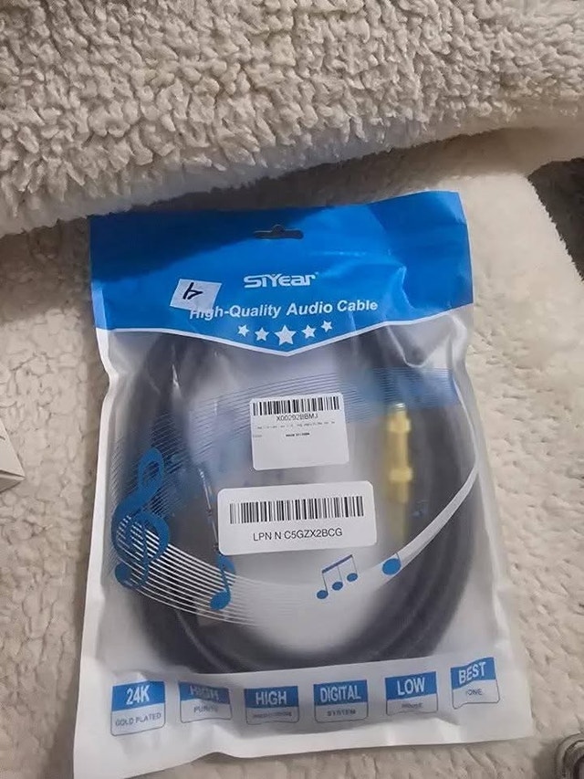 SiYear USB Guitar Cable - USB to 6.35mm 1/4" TS Mono - photo 4