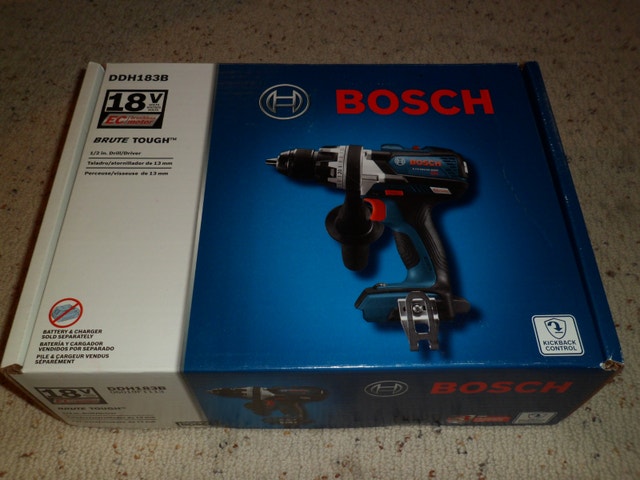 Bosch DDH183B 18V Brushless Brute Tough 1/2" Drill/Driver