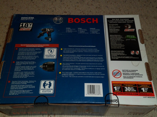 Bosch DDH183B 18V Brushless Brute Tough 1/2" Drill/Driver - photo 3