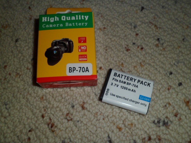 BP-70A Battery Samsung PL90 PL100 PL101 PL170 PL200 SL600 SL605 - photo 2