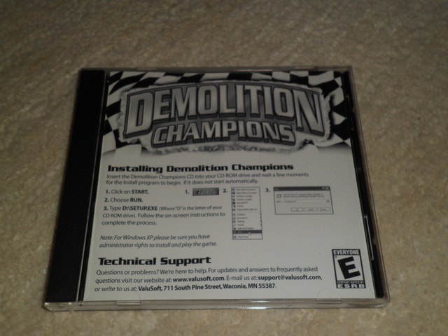 Demolition Champions classic PC CD-ROM Game Windows 98/XP - photo 2