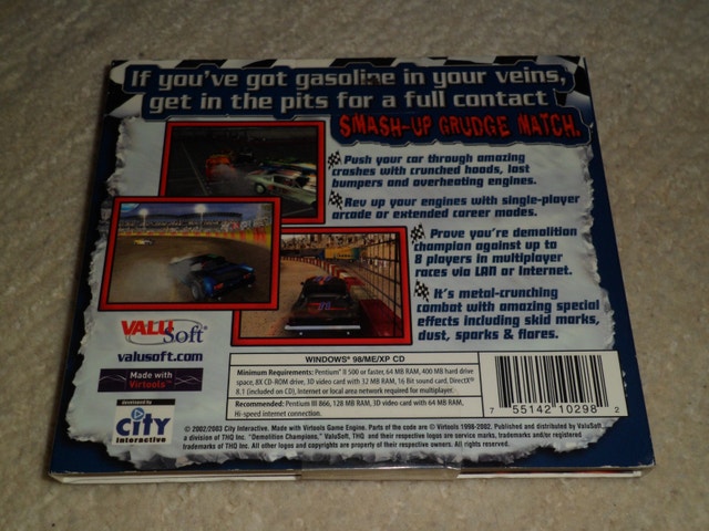 Demolition Champions classic PC CD-ROM Game Windows 98/XP - photo 4