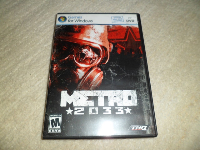 Metro 2033 PC CD Rom Game (Windows 7/Vista/XP) RARE VINTAGE
