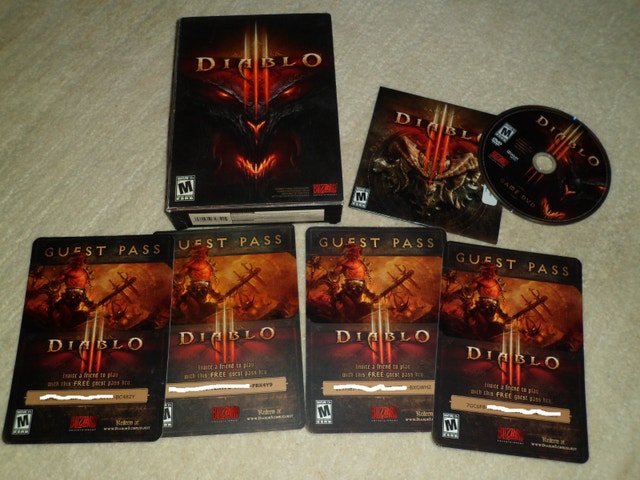 DIABLO III 3 2012 Blizzard PC Video Game