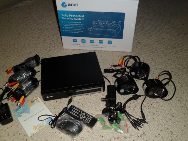 Anni Home Security Camera System 1080p Wired Surveillance Kit