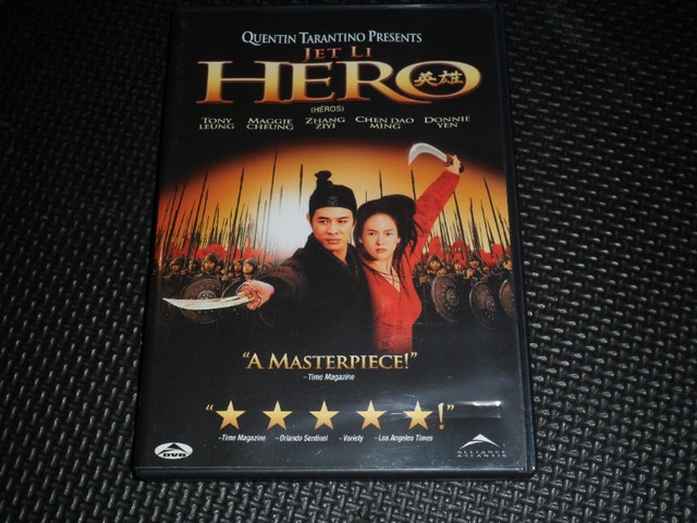 Jet Li Hero dvd movie