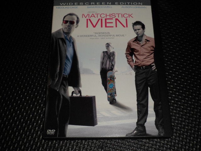 Matchstick Men dvd movie Nicolas Cage