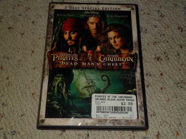 Pirates of the Caribbean Dead Man's Chest 2-disc DVD
