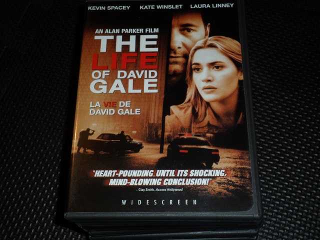 The Life of David Gale DVD 2003 Kevin Spacey Widescreen
