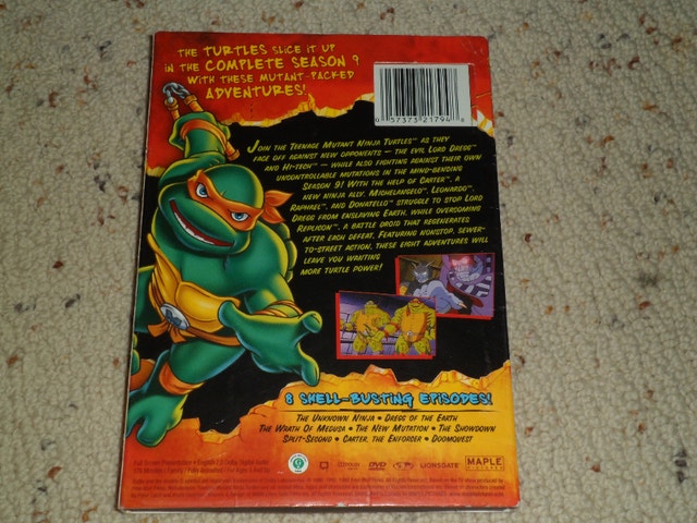 Teenage Mutant Ninja Turtles: Season 9 reflective box case ONLY - photo 2