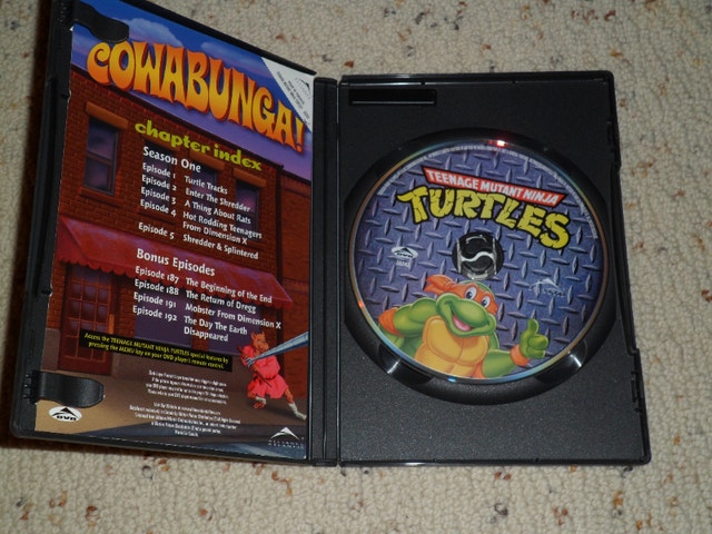 TEENAGE MUTANT NINJA TURTLES - SEASON 1 dvd - photo 2