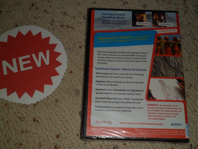 Superbook Explorer Volume 15 DVD NEW SEALED - photo 2