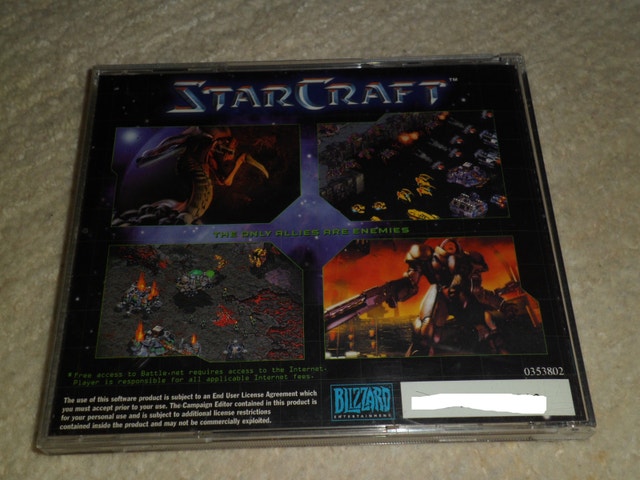 Starcraft Blizzard PC CD-ROM 0353802 PC, 1998 Version 1.05 - photo 3