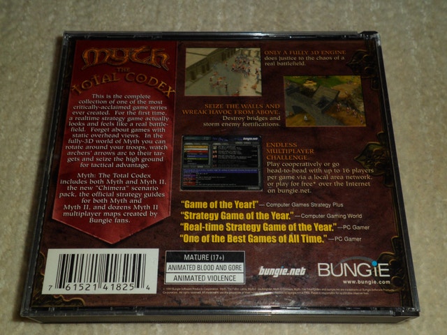 MYTH: THE TOTAL CODEX (3 Disc, 1999, Bungie) WIN 95/98 & MacOS - photo 3