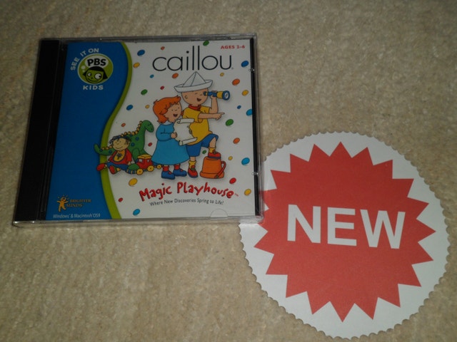 Caillou MAGIC PLAYHOUSE Children Ages 2-6 Educational PC Game NE