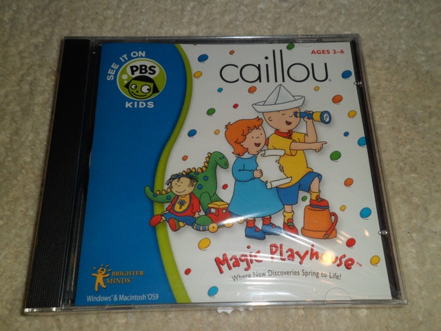 Caillou MAGIC PLAYHOUSE Children Ages 2-6 Educational PC Game NE - photo 2