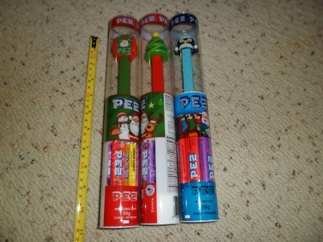 Lot of 3 Pez Holiday Collection Limited Edition Dispensers