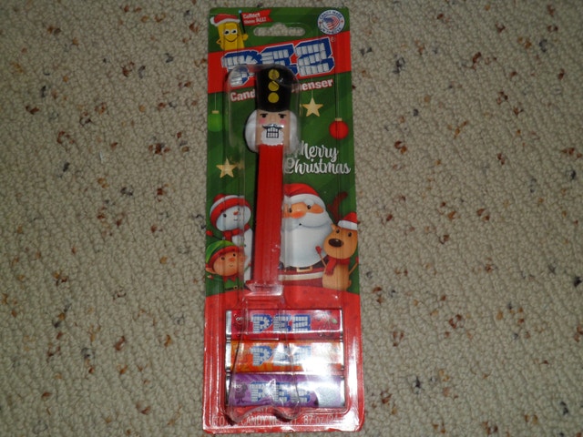 Merry Christmas Pez dispenser and candy the Nutcracker NEW