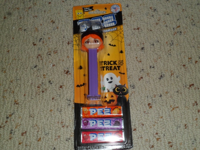 Lot of 3 Trick Or treat Halloween Pez dispenser & Candy NEW - photo 3