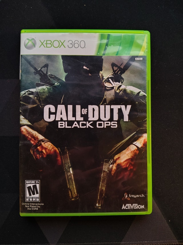 Xbox 360 Call of Duty Black OPS video game