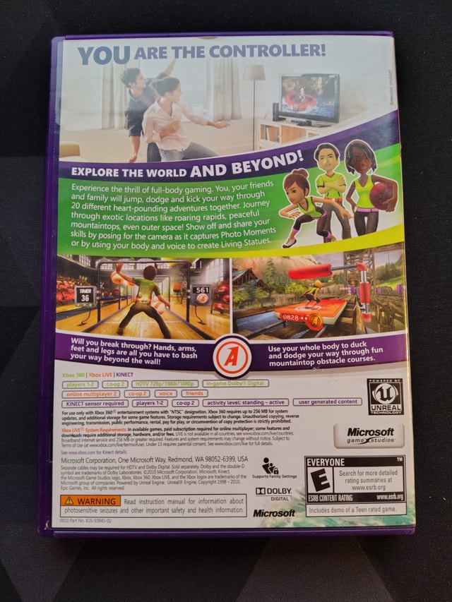 XBOX 360 Kinect Adventures! video game - photo 3