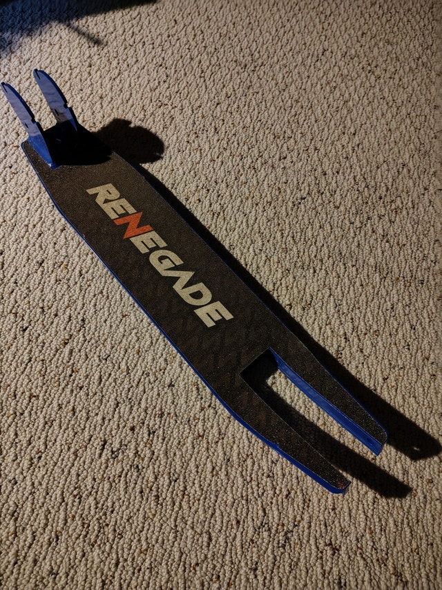 Hurtle Renegade scooter parts blue