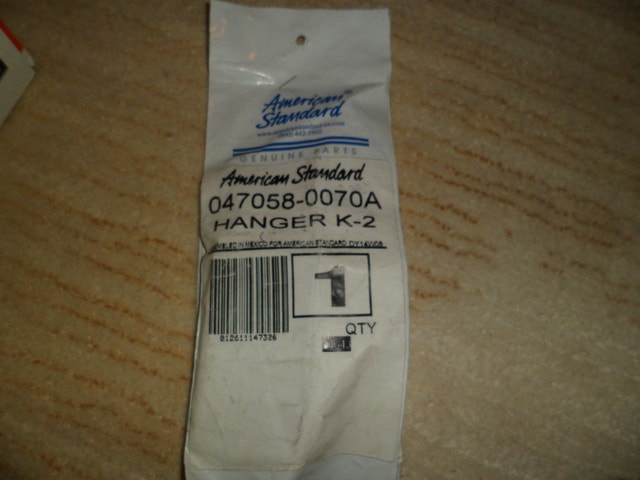 Genuine American Standard 047058-0070A MOUNTING HANGER K-2 NEW