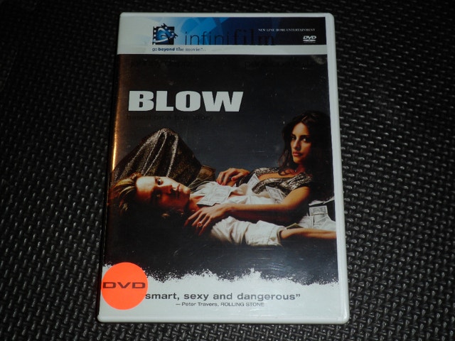 Blow dvd movie 2001 Johnny Depp Penelope Cruz