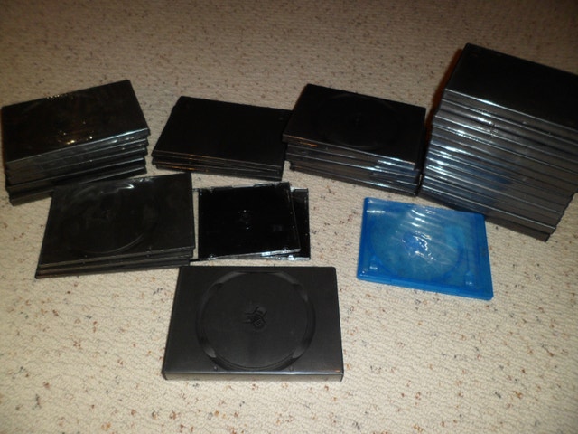 Bundle Lot of 33 CD DVD Blu-Ray Empty Cases