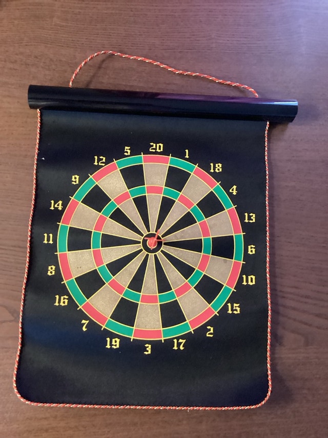 Double sided magnetic bullseye target!