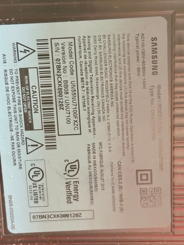 Samsung TV 55 inch - photo 5