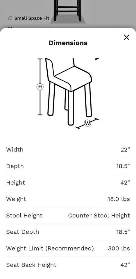 Upholstered countertop stools