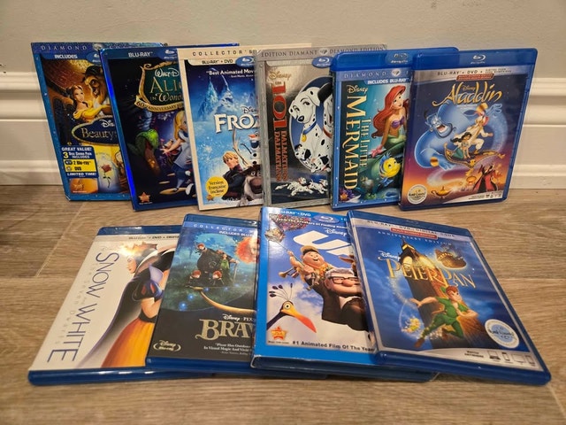 Disney & Pixar Blu-Ray Movie Lot – Diamond & Collector's Edition