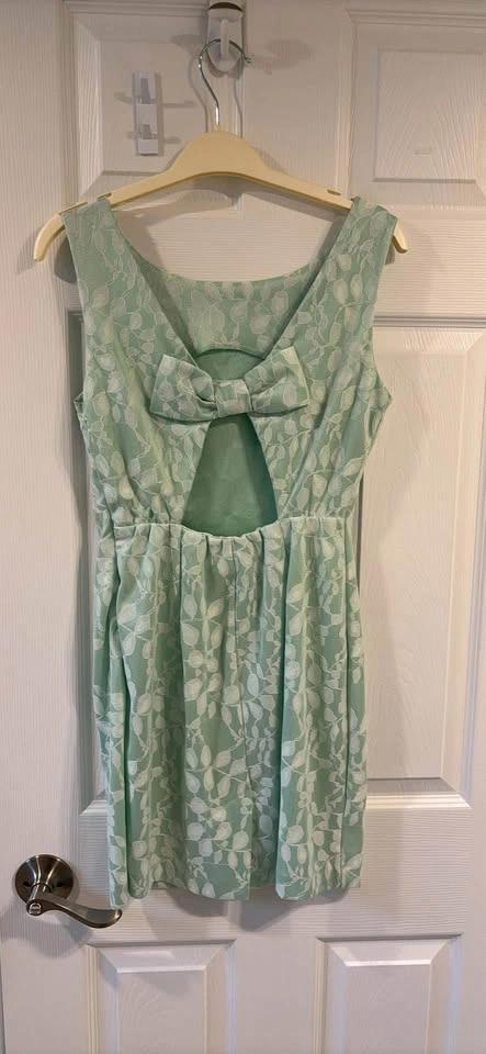 Green dress size small - photo 2