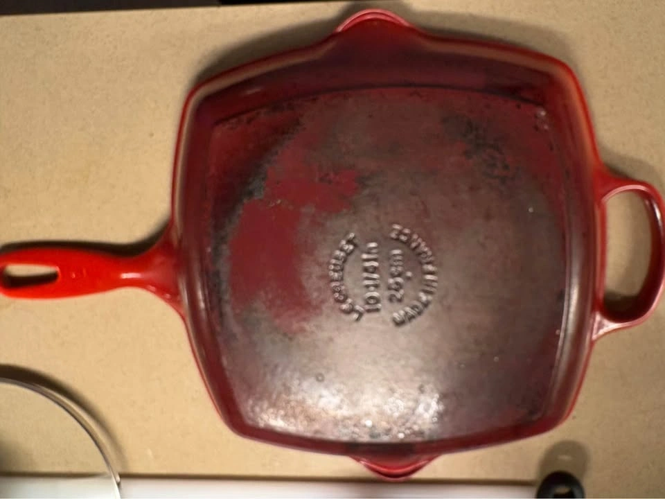 Le Creuset Cast Iron Grill Pan – Red - photo 4