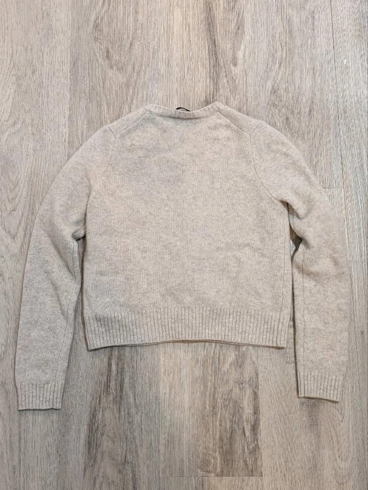 Zara Grey 100% Wool Button Up Cardigan - Size Small - photo 2