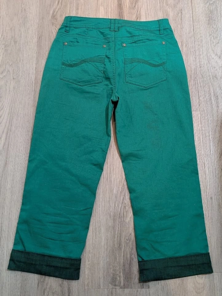 Santana Jeans Teal Green Pants - Size 10 - photo 2