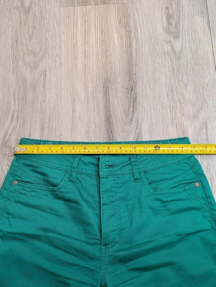 Santana Jeans Teal Green Pants - Size 10 - photo 5