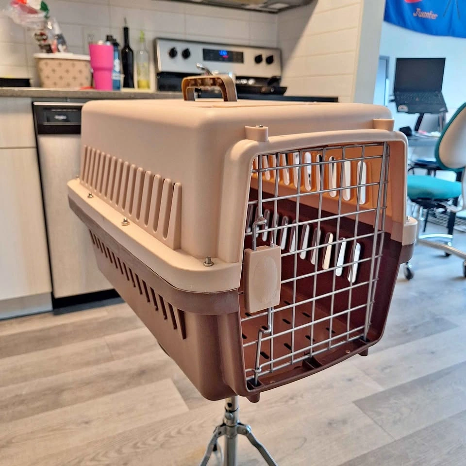 Hard Plastic Pet Carrier - Kennel - Small