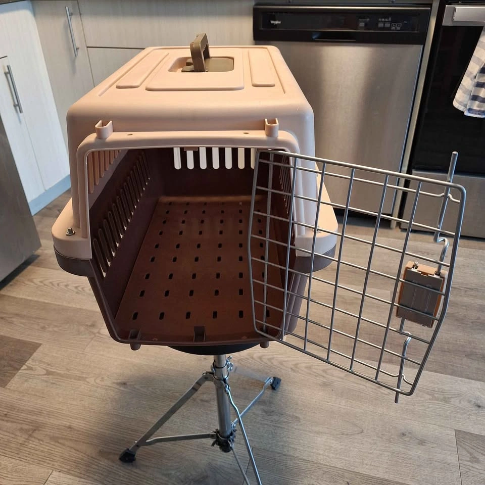 Hard Plastic Pet Carrier - Kennel - Small - photo 3
