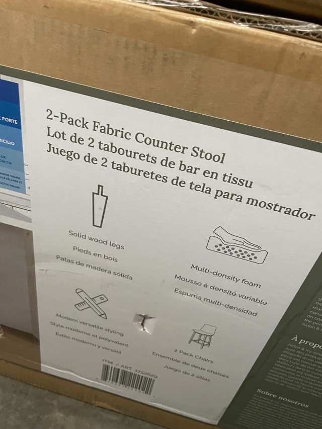New 2-Pack of Counter Stools - photo 2
