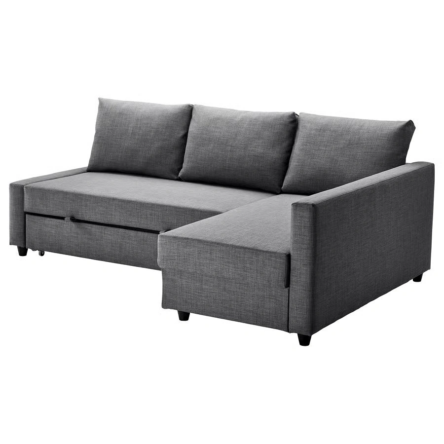 Corner Sofa-Bed with Storage (Dark Gray) IKEA